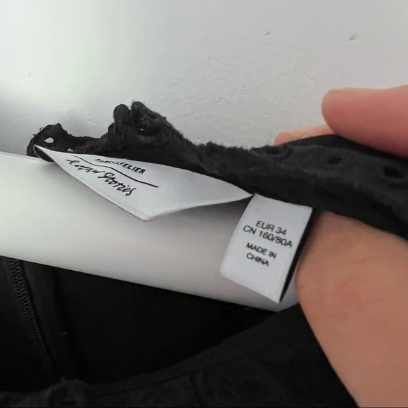 And other stories Tiered Mini Lace Dress - Picture 9 of 12